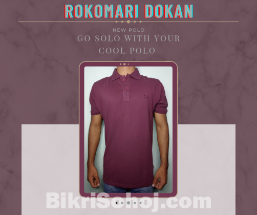 One Colour Polo T-shirt